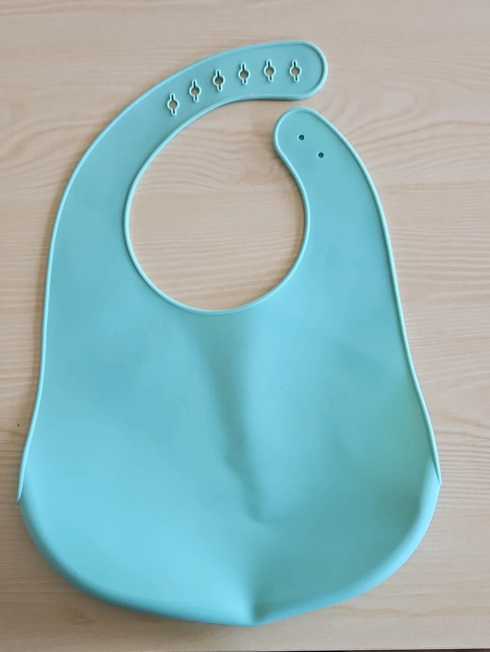 Silicone Baby Bib - Mint Teal Waterproof Feeding Bib